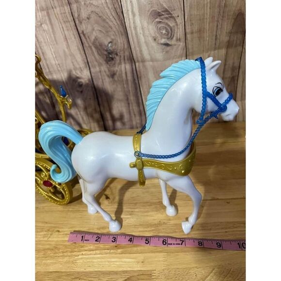 Disney Princess Cinderella Chariot Horse Carriage Toy 2014 MATTEL - Picture 10 of 10